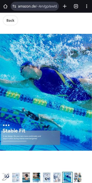 Sanoto слушалки за плуване