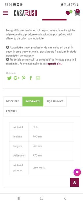 Fotoliu Vox,culoare verde smarald. Casa Rusu