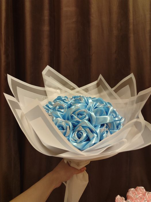 Атласные букеты навечно. Подари ей вечное счастье