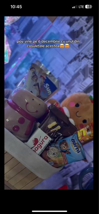 Cosulet cadou pentru baieti