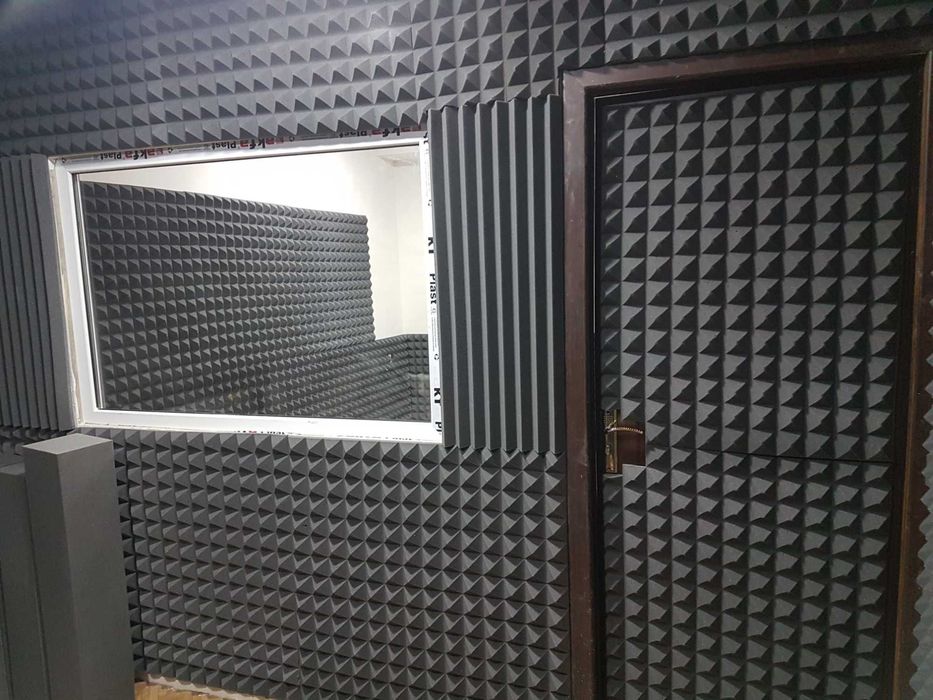 Шумоизоляция. Шумоподавление. Звукоизоляция. Студийный поролон.