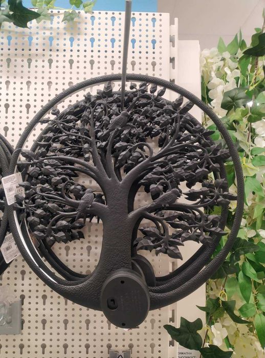 Соларно декоративно дърво Мавро с птици МЕТАЛ Ø40см