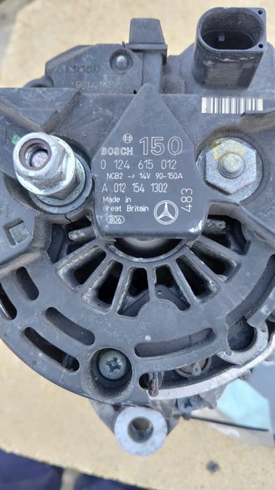 Генератор 150 ампер  мерседес двигатель м112 м113