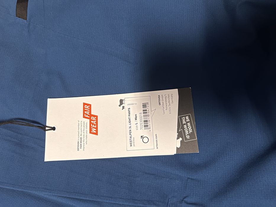 Pantaloni schi/ drumetii ORTOVOX WESTAPEN 3L