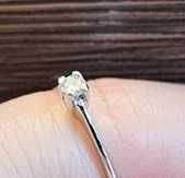 Inel aur alb cu diamant 8k - marime 12