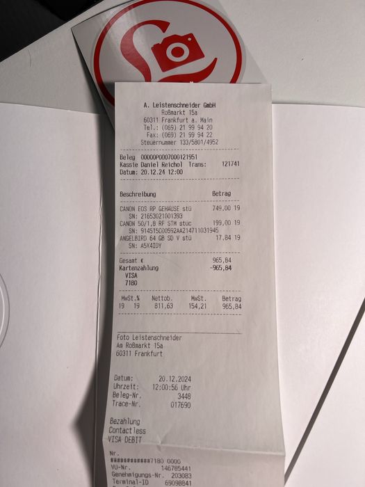 Фотоаппарат Canon RP