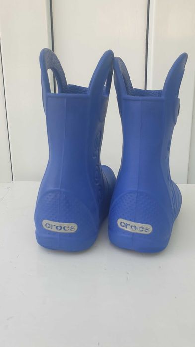 Vand cizme cauciuc CROCS C8 albastri