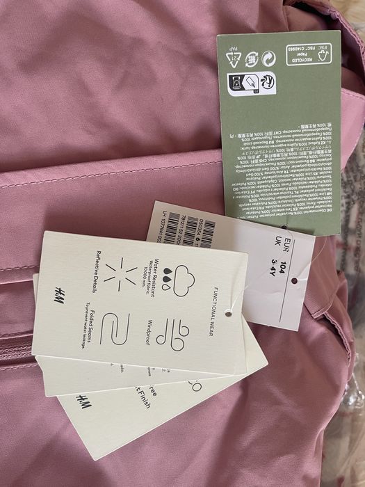 Geaca noua H&M 3-4 ani antivant si ploaie/ Salopete iarna