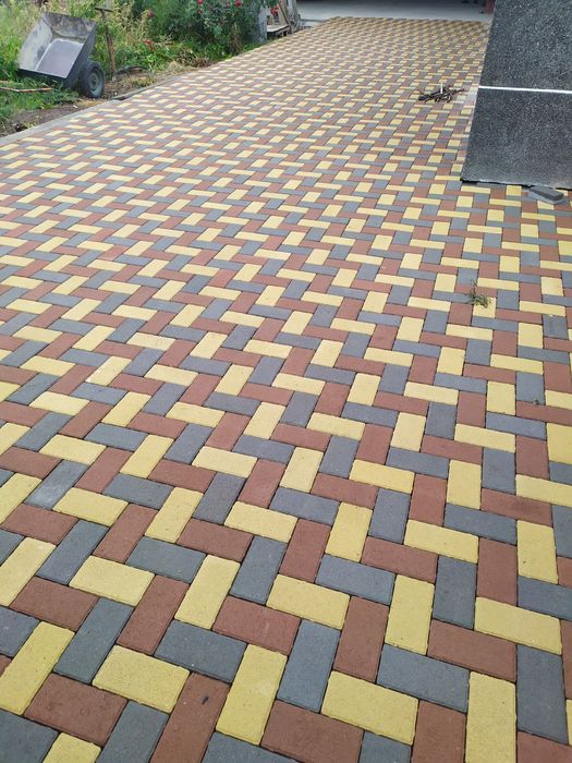 Укладка брусчатка, плитки