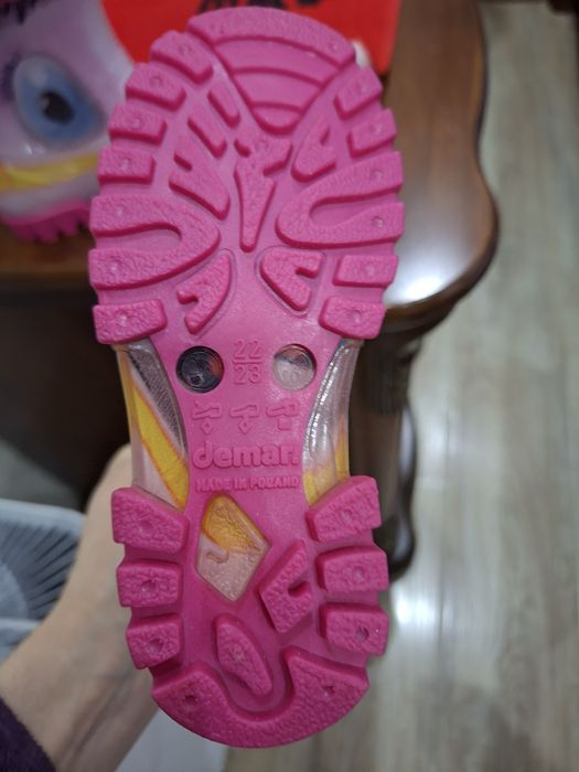 Новые Детские Польские резиновые сапожки