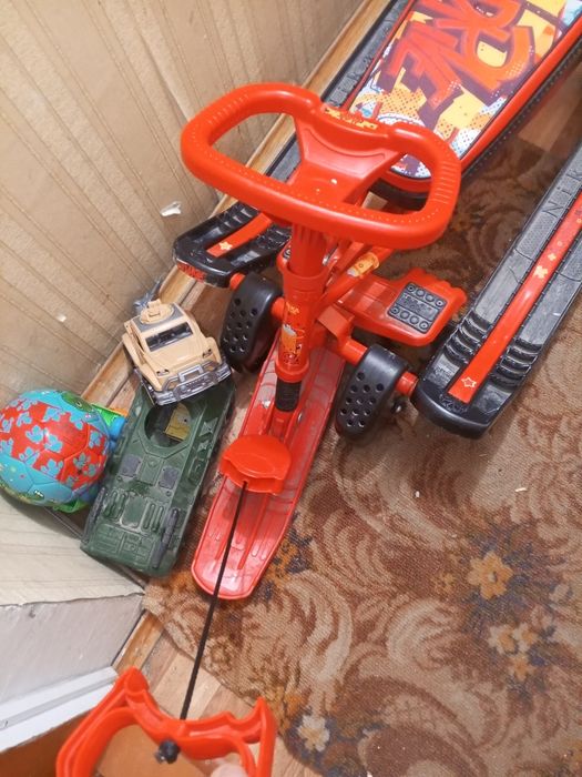 Снегокат на колёсах