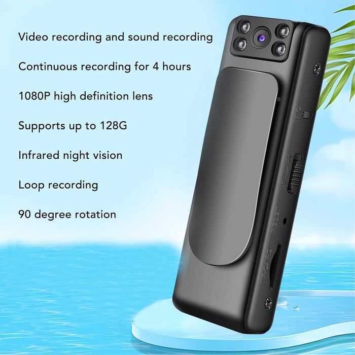 Мини Wifi body camera камера за тяло с Wifi и въртящ се обектив 180°