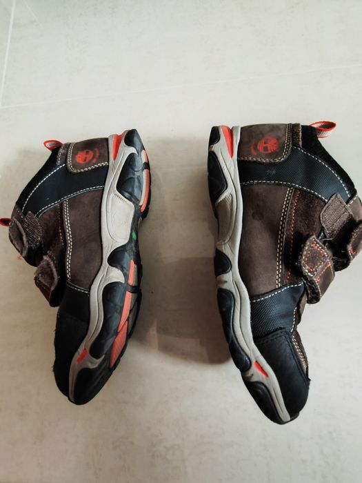 Детски кожени есенно-зимни обувки Timberland