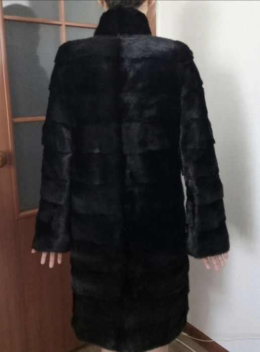 Шуба норковая "Чёрный бриллиант"