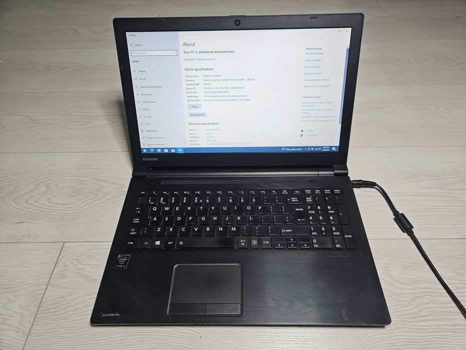 Laptop Toshiba  satellite pro