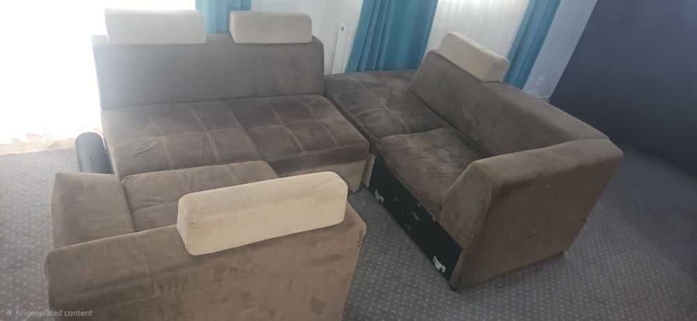 Vand coltar extensibil ( L 3.4 mt x L extensie stanga 1.9 mt )