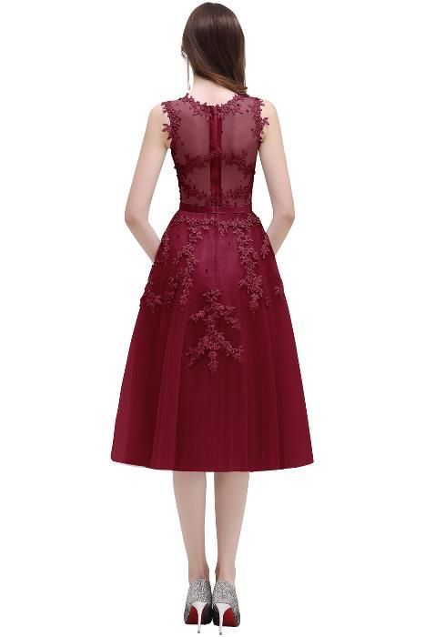 Rochie party ocazie Burgundy sau Negru 42-44/M-L