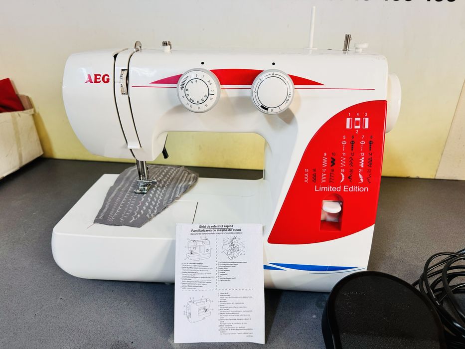 Masina de cusut electrica AEG model 124