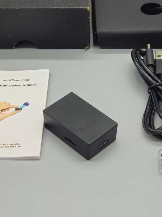 Мини скрита камера Full HD 1080P, нощно виждане, детекция на движение!