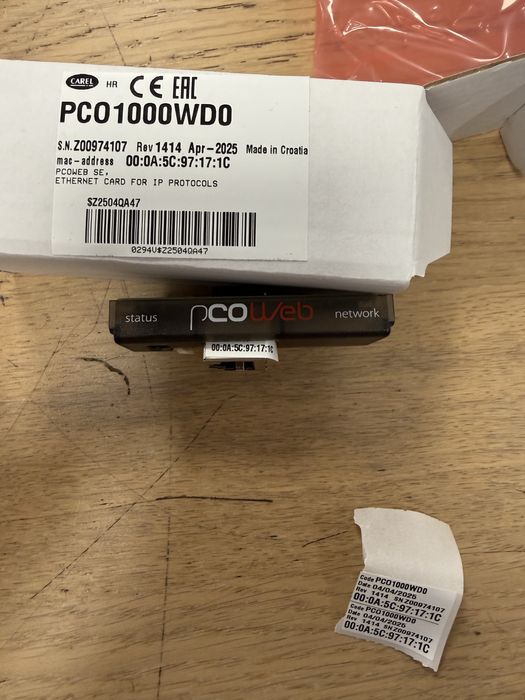 Placa comunicatie Carel ModBus