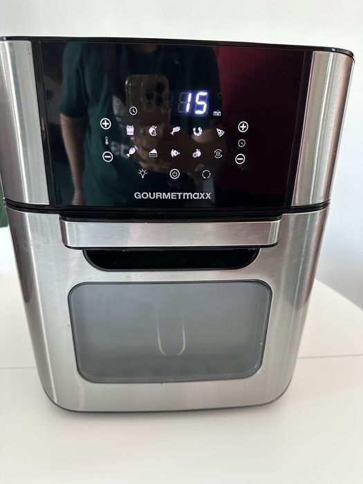 Friteuza cu aer cald GourmetMaxx, Digital, 12 l, Negru