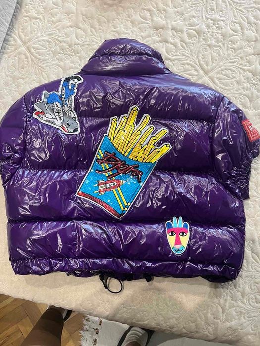 Къс елек Djofra , тъмно-лилаво