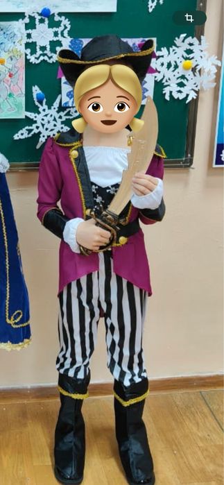 Продам костюм пирата на девочку 7-8-9 лет