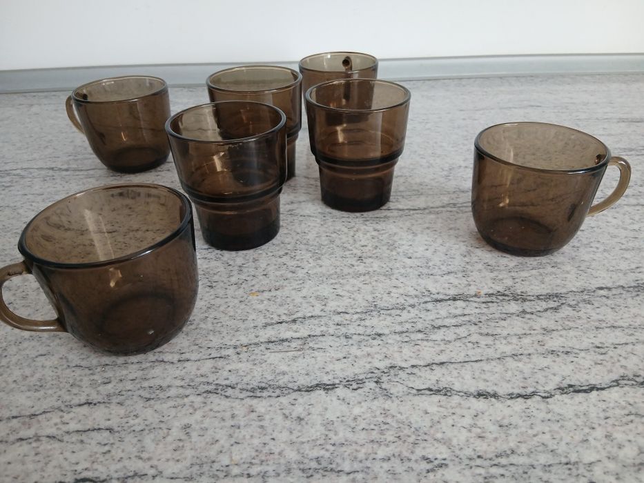 Vand set 7 cesti si pahare marca Luminarc stare perfecta ca noi