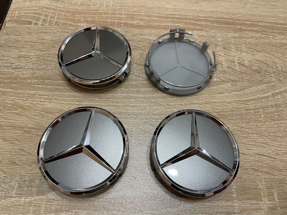 Капачки за джанти Mercedes 75mm Капачки за джанти Мерцедес 75мм