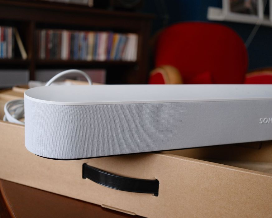 Sonos Beam Gen 1, саундбар, soundbar, безжична тонколона, Smart Soundbar, Wi-Fi, AirPlay 2, HDMI ARC, бял