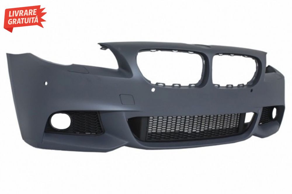 Bara Fata BMW Seria 5 F10 F11 (2011-2014) M-Technik Design cu Grile Ce