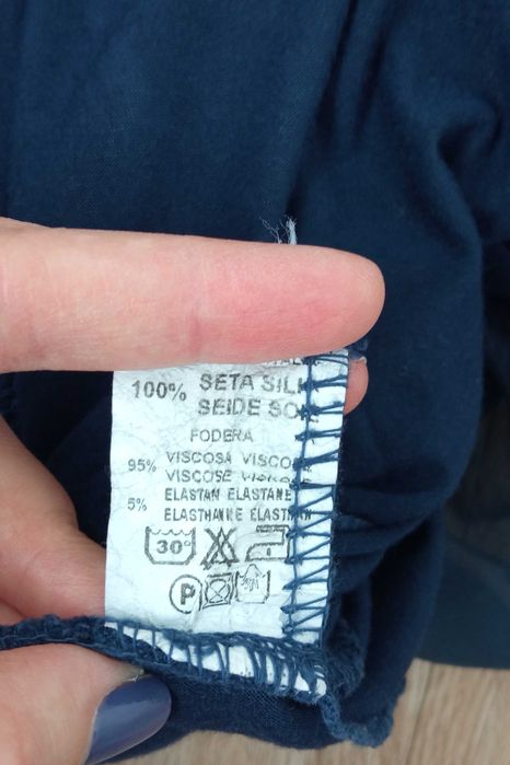 Rochie plisata cu matase naturala