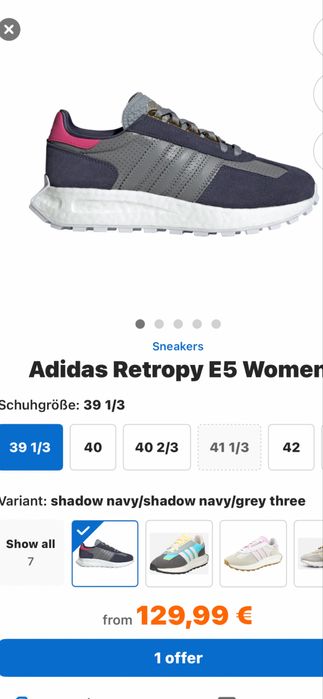 Vand Adidas Retropy E5