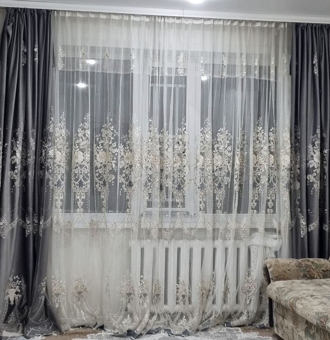 Продаются шторы без тюля.