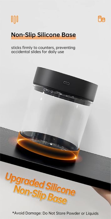 ІКАРЕ Умный вакуумный контейнер для кофе 250 гр(400 мл)