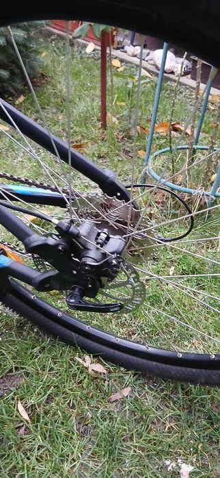 Bicicleta ROCKRIDER ST 120 negru-albastru 27,5", cadru M