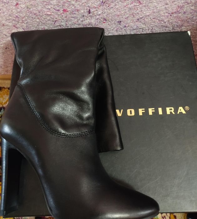 Осенние сапоги на каблуке