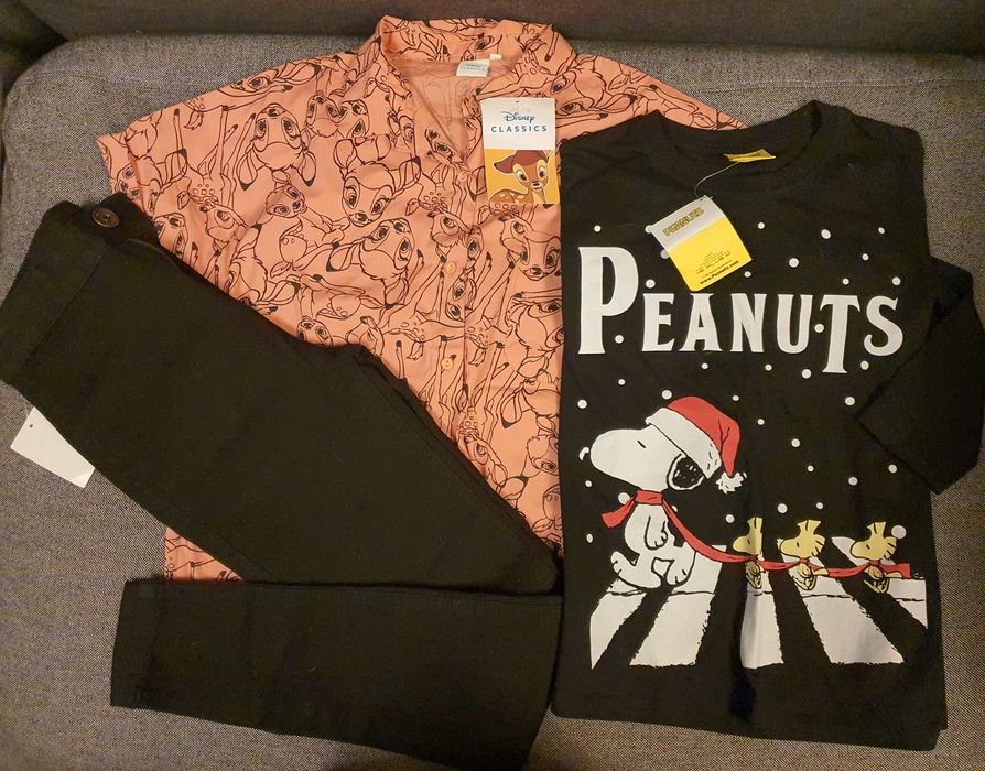 Haine fata, camasa, blugi, tricou, noi, cu eticheta, 158