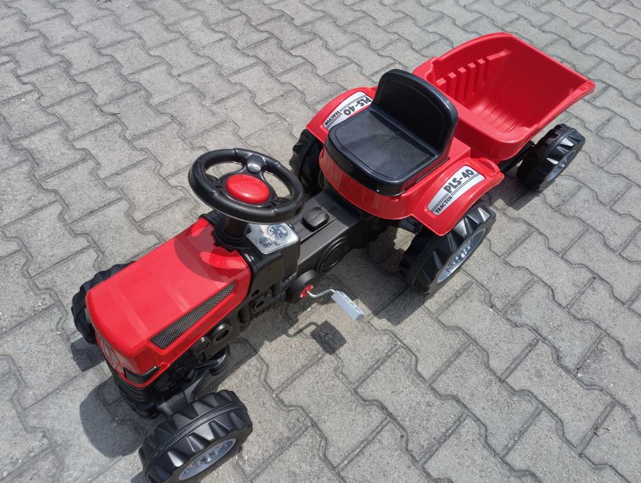 PILSAN Трактор с ремарке PLS-40 червен