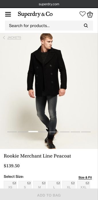 Superdry Wool Jacket 2XL