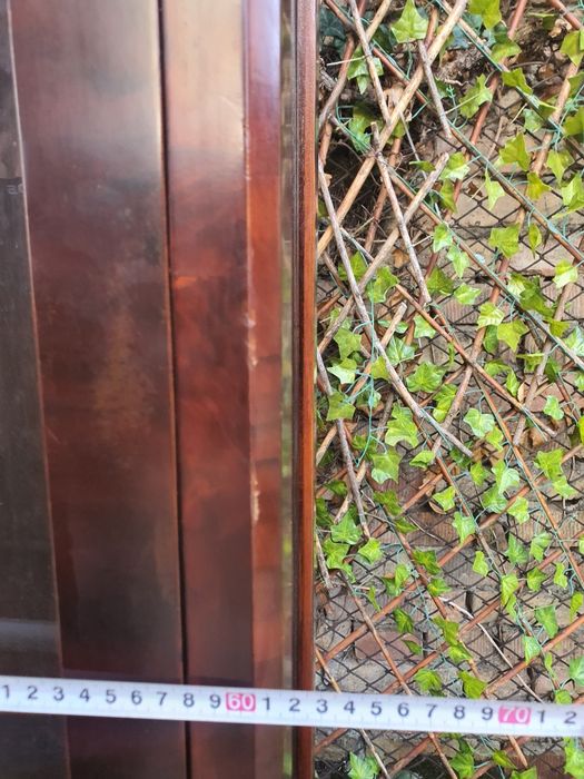 барокова витрина с долна част -орех