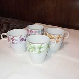 сервиз кафе, порцеланови чаши, купа Маги, керамична кашпа и саксия
