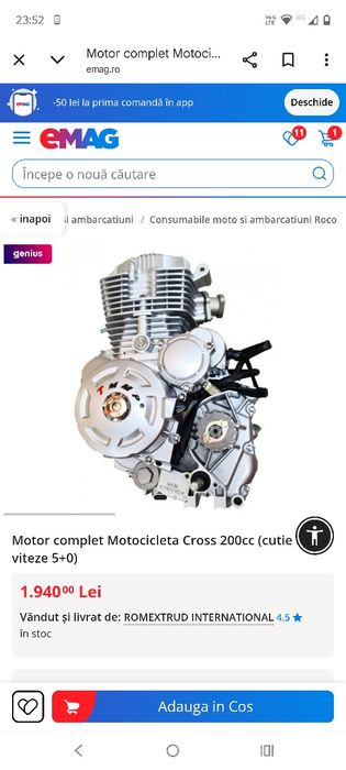 Cross  125cc și 200 CC cu Motor TMMP 200cc  Vmax 100km/h de vanzare