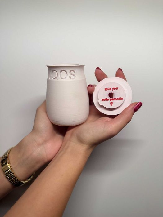 Scrumieră IQOS Personalizată 3D - Cadou Unic și Practic