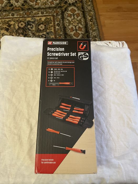 Set 12 șurubelnițe de precizie Parkside
