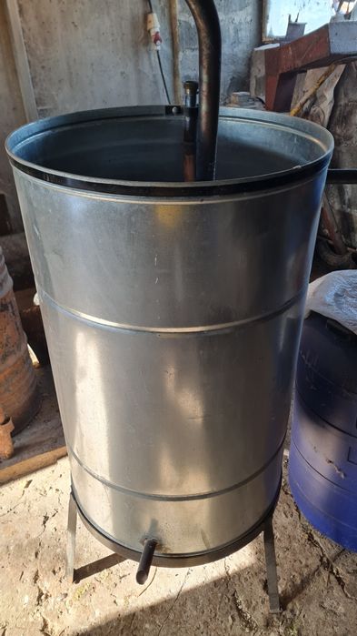 Cazan de tuica 100l rabatabil de cupru