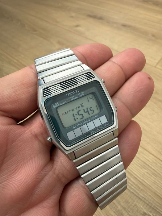 SEIKO A628-5000 LCD Дигитален Соларна Батерия 1971