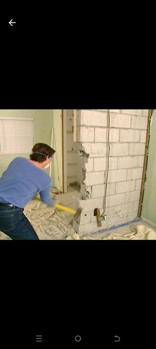 Демонтаж Стены и Полы и Перегородки