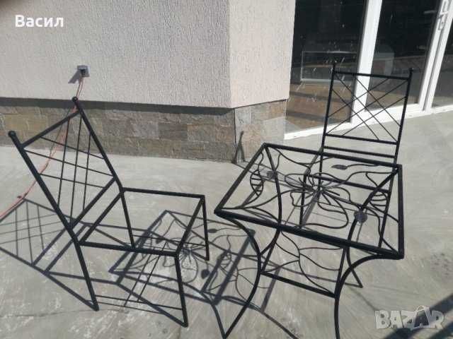 маси , пейки и столове от ковано желязо
