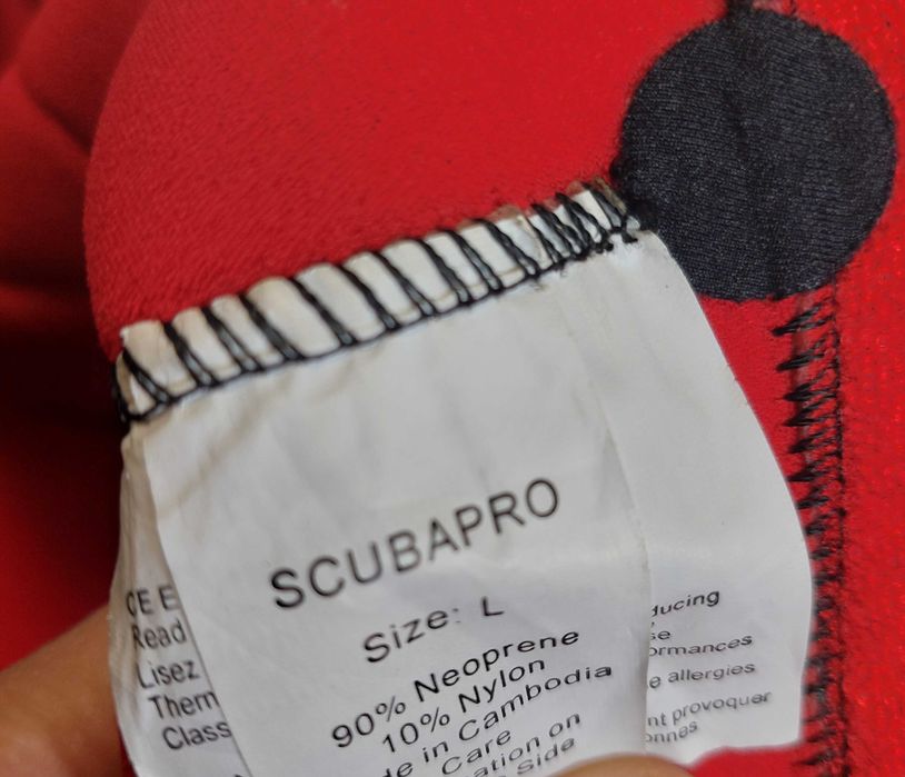 Costum neopren prof. scufundari SCUBAPRO Nova Scotia 6.5,mar. L+cagula